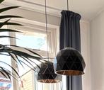 2x Gamma Hanglamp Niels zwart goud, Ophalen, Gebruikt, Metaal, Minder dan 50 cm