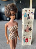 Barbie | vintage 1962 | Brunette | Bubble cut, Ophalen of Verzenden, Gebruikt, Pop