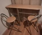 Bartafeltje + stoelen, Huis en Inrichting, Barren, Ophalen, Zo goed als nieuw, Inclusief barstoelen