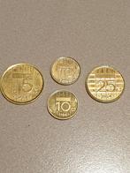 Lotje vergulde munten, actie Esso jaren 90 (K3), Postzegels en Munten, Munten | Nederland, Ophalen of Verzenden