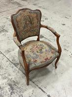 Klassieke fauteuil / armstoel met gobelin, Ophalen