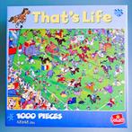 Goliath puzzel That’s Life Paardenrace / Horse racing 1000st, Ophalen, 500 t/m 1500 stukjes, Zo goed als nieuw, Legpuzzel