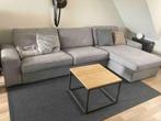 IKEA KIVIK 4-zitsbank met chaise longue beige/grij, Huis en Inrichting, Banken | Bankstellen, Ophalen, Gebruikt