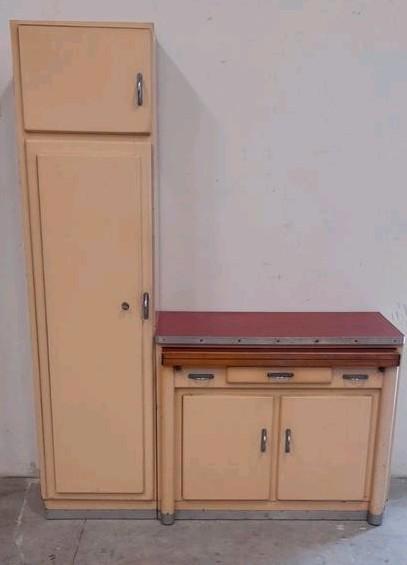 Vintage keukentje, Huis en Inrichting, Keuken | Keukenelementen, Gebruikt, Minder dan 100 cm, 25 tot 50 cm, Ophalen