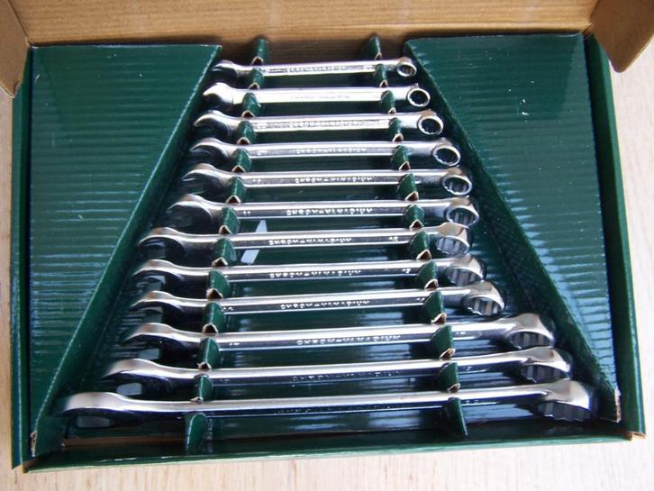 Set ringsteeksleutels 12 delig Mannesmann, Auto diversen, Overige Auto diversen, Ophalen of Verzenden