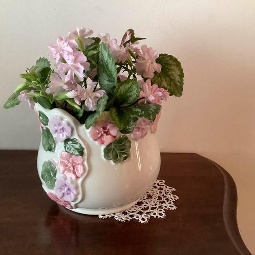 Mooie bloempot - voor een Fleurig geheel!, Tuin en Terras, Bloempotten, Zo goed als nieuw, Kunststof, Binnen, Balkon, Tuin, Minder dan 25 cm