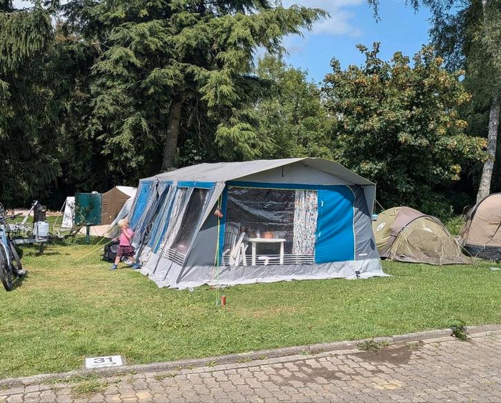 4tot6 pers Trigano vouwwagen, disselbak, moet snel weg, Caravans en Kamperen, Tenten, Ophalen