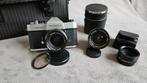 Yashica TL-ELECTRO takumar 1.8 55mm + div., Ophalen of Verzenden, Zo goed als nieuw, Spiegelreflex, Overige Merken