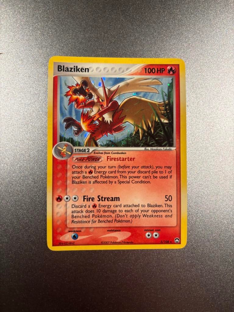 Blaziken - Pokémon kaart, Ophalen of Verzenden, Losse kaart