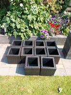 Florabest plantenbakken 10 suks, Tuin en Terras, Bloembakken en Plantenbakken, Ophalen, Tuin, Kunststof, Gebruikt