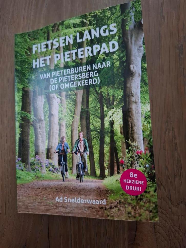 Fietsen langs het Pieterpad - Fietsgids, Boeken, Reisgidsen, Nieuw, Fiets- of Wandelgids, Benelux, Overige merken, Ophalen of Verzenden