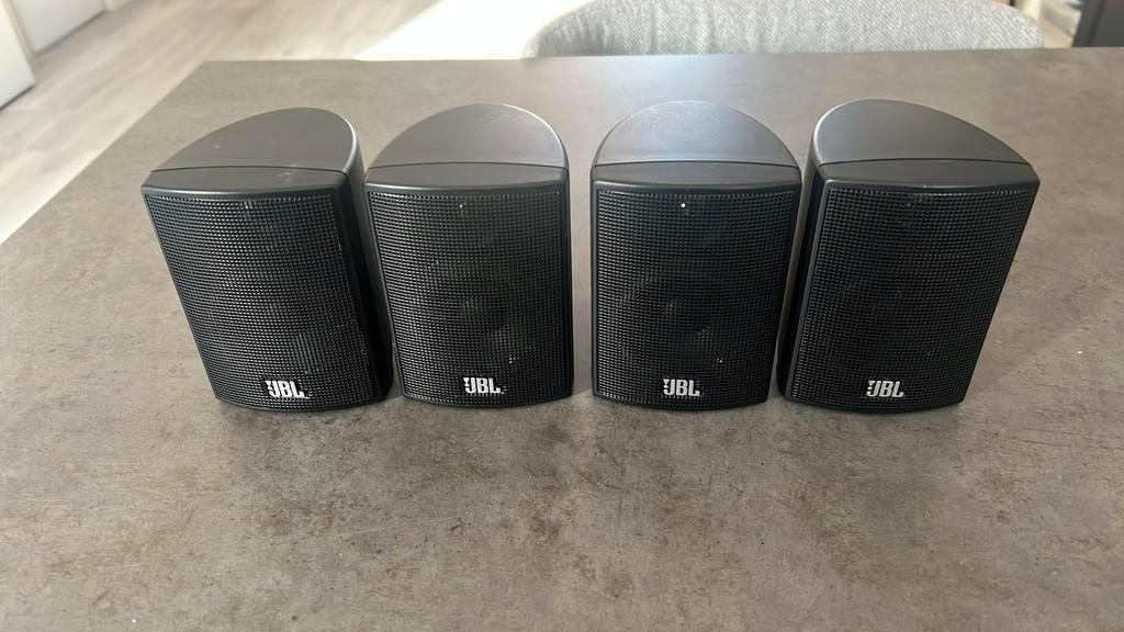 JBL 85SAT speakers 4x, Audio, Tv en Foto, Luidsprekers, Gebruikt, Front, Rear of Stereo speakers, 60 tot 120 watt, JBL, Ophalen of Verzenden