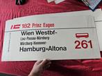 Koersbord IC trein, Ophalen of Verzenden, Trein, Kaart of Prent