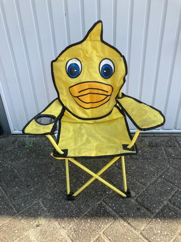 kinderstoeltje voor tuin of camping, Tuin en Terras, Tuinstoelen, Gebruikt, Metaal, Inklapbaar, Ophalen