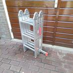 Vouwladder HYMER 4x3=3,60m praktisch nieuw, Doe-het-zelf en Verbouw, Ladders en Trappen, Ophalen, Zo goed als nieuw, Minder dan 2 meter