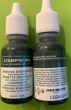 Navulfles donkergroene inkt Evening Evergreen StampinUpNIEUW, Ophalen of Verzenden, Nieuw, Clearstamp