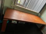 Degelijke zware houten eettafel, 250cm., Huis en Inrichting, Tafels | Eettafels, Ophalen, Gebruikt, 200 cm of meer, 50 tot 100 cm