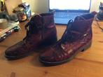 Gabor hoge schoenen rood snake-skin look maat 6 (39), Lage of Enkellaarzen, Gabor, Ophalen of Verzenden, Rood