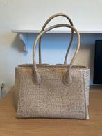 Isabel Bernard tas croco, Sieraden, Tassen en Uiterlijk, Ophalen, Zo goed als nieuw, Beige, Handtas