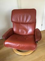 Stressles relax fauteuil, Huis en Inrichting, Fauteuils, Ophalen, Gebruikt, 50 tot 75 cm, Leer