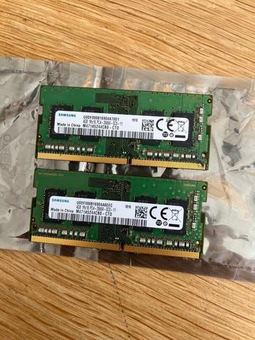 8GB laptop geheugen: 2x Samsung 4GB 1Rx16 PC4-2666V beschikbaar voor biedingen