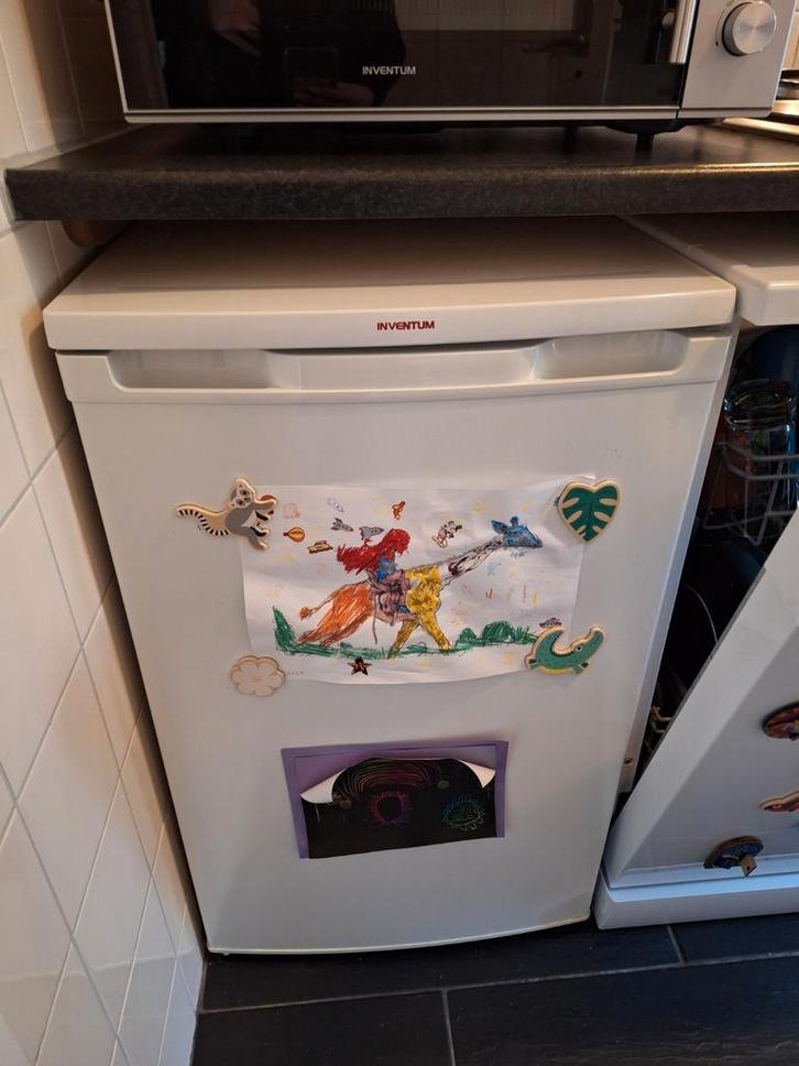 Koelkast Inventum tafelmodel, Witgoed en Apparatuur, Koelkasten en IJskasten, Gebruikt, Zonder vriesvak, Minder dan 85 cm, 45 tot 60 cm