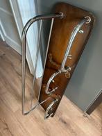 Vintage kapstok jaren 50 teakhout trein kapstok, Huis en Inrichting, Woonaccessoires | Kapstokken, Wandkapstok, Gebruikt, Ophalen of Verzenden