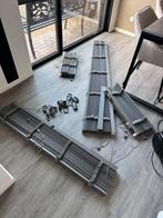 Grijze jaloeziën, Ophalen, Gebruikt, 200 cm of meer, Grijs
