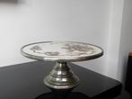 Art Deco Taartplateau, chroom/keramiek AANBIEDING, Antiek en Kunst, Ophalen of Verzenden