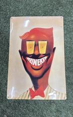 Heineken charlie bord., Verzamelen, Biermerken, Ophalen, Zo goed als nieuw, Reclamebord, Plaat of Schild, Heineken