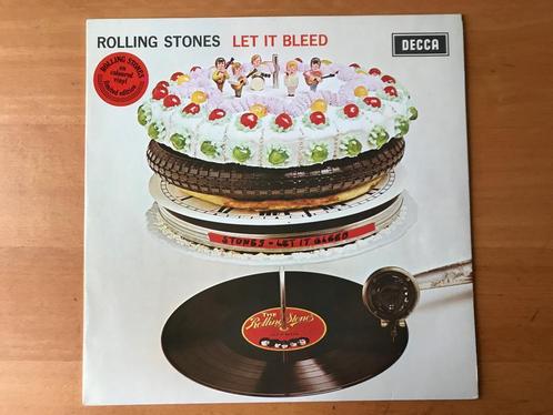 The Rolling Stones - Let it bleed (Limited Ed. red), Cd's en Dvd's, Vinyl | Rock, Zo goed als nieuw, Poprock, Ophalen of Verzenden