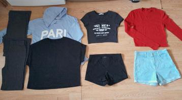 Pakket meisjeskleding kleding meisje 158 t/m 170 ZGAN 8 st beschikbaar voor biedingen