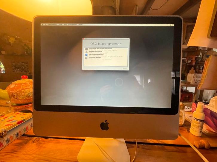 iMac 21 inch Late 2008, Computers en Software, Apple Desktops, Gebruikt, iMac, HDD, 2 tot 3 Ghz, 4 GB, Ophalen