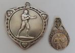 Uit inboedel: 2 Boks medailles uit 1922 ,Sporthal Antwerpen, Verzenden, Zo goed als nieuw, Overige