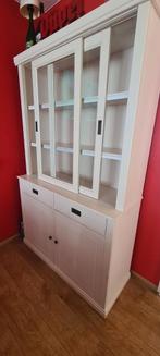Buffetkast wit met verlichting, Huis en Inrichting, Kasten | Buffetkasten, Ophalen, Zo goed als nieuw, 25 tot 50 cm, 200 cm of meer