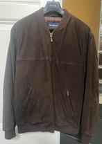 Donker bruine suède herenjas, herenjack van Mc Gregor, mt 52, Maat 52/54 (L), Bruin, McGregor, Ophalen of Verzenden