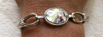 Manchet armband met Abalone beschikbaar voor biedingen