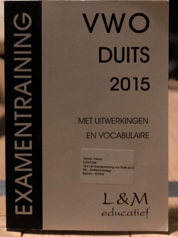 M.J. Rozemond - Vwo Duits 2015