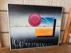 Abstract Schilderij Havenly - Vintage Kunst, Ophalen of Verzenden