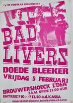 Concert poster 1993 Bad Livers & Doede Bleeker, Gebruikt, Verzenden, Onbekend, Onbekend