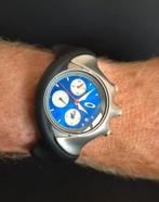 Oakley Detonator blue dail, Sieraden, Tassen en Uiterlijk, Horloges | Heren, Gebruikt, Staal, Polshorloge, Kunststof