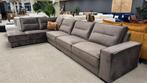 Direct ophalen | Taupe Hoekbank Velvet | Utrecht, Huis en Inrichting, Banken | Bankstellen, Ophalen, Hoekbank, 150 cm of meer