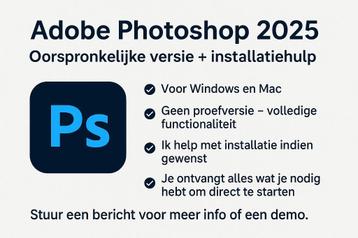 Adobe Photoshop 2025 – Original Version + Installer beschikbaar voor biedingen
