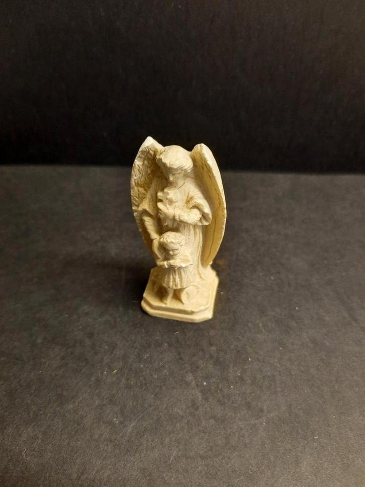 Heiligen beeldje Engel en kindje Jezus, Antiek en Kunst, Antiek | Religie, Ophalen of Verzenden