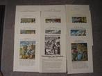 Kopergravures Verbeeldingen van ambachten, Antiek en Kunst, Kunst | Etsen en Gravures, Ophalen of Verzenden