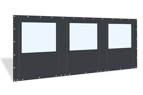 PVC Zijwanden voor afdichten Veranda of Overkapping, Tuin en Terras, Partytenten, Nieuw, Overige typen, 5 tot 8 meter, Minder dan 4 meter
