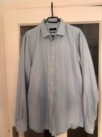 Hugo Boss overhemd maat 43/17, Kleding | Heren, Overhemden, Ophalen of Verzenden, Gedragen, Blauw, Halswijdte 43/44 (XL)