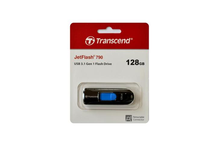Transcend 128GB JetFlash 790 usb stick, Computers en Software, USB Sticks, Nieuw, 128 GB, Ophalen of Verzenden