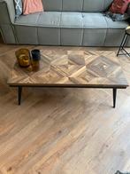 Salontafel Be Pure Home Rhombic houten latjes rechthoek, Ophalen, 100 tot 150 cm, 50 tot 100 cm, Zo goed als nieuw