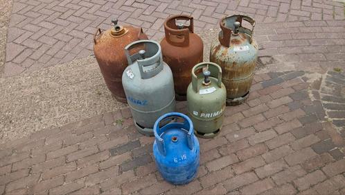 Oude Gasflessen - kacheltjes van te maken, Doe-het-zelf en Verbouw, Overige Doe-het-zelf en Verbouw, Gebruikt, Ophalen